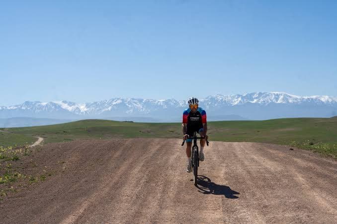 Open terrain for gravel riding in Morocco