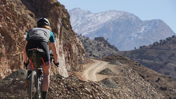 Gravel riding in the Moroccan countryside
