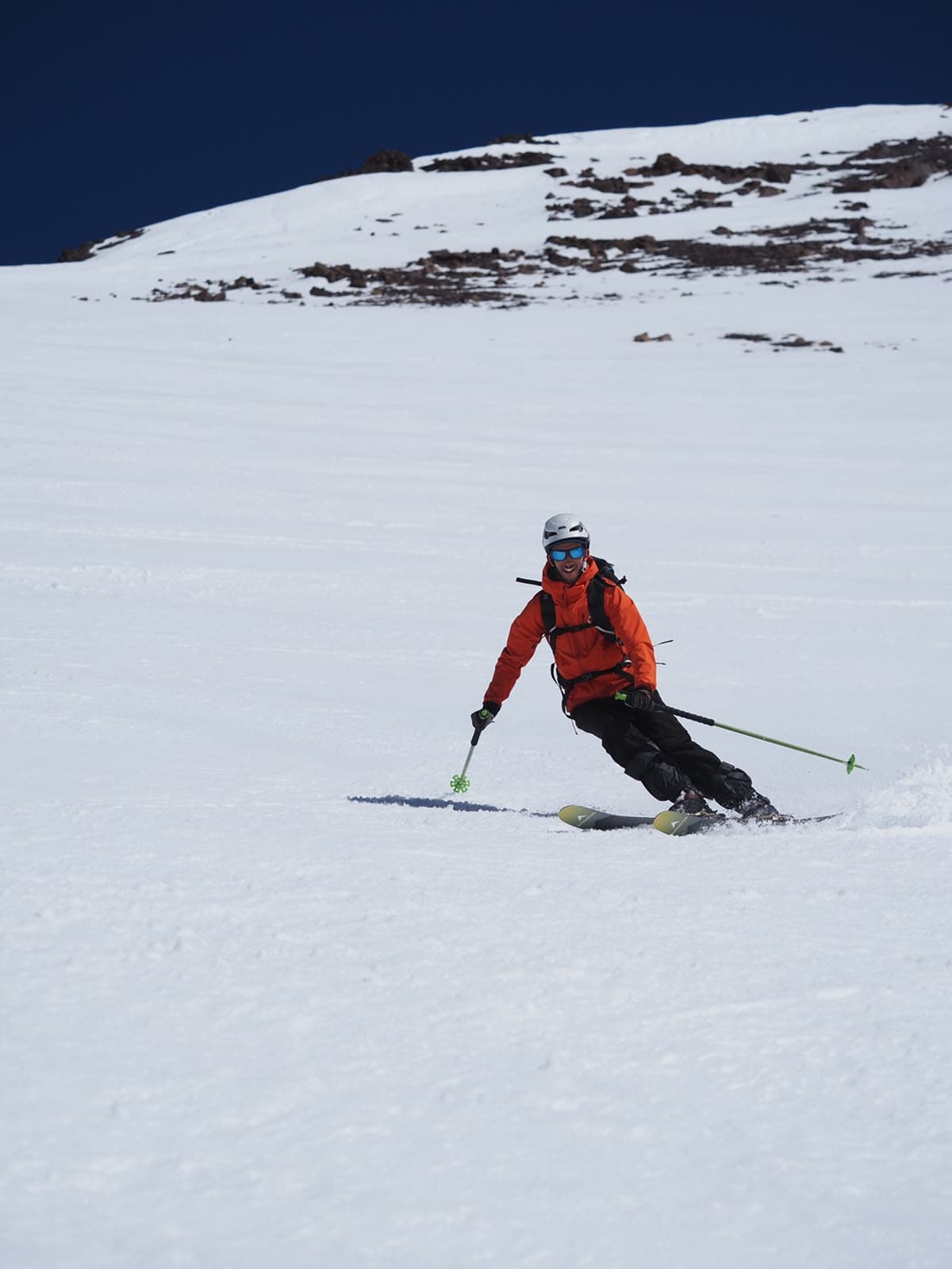 Radouane ski touring in the Moroccan Atlas
