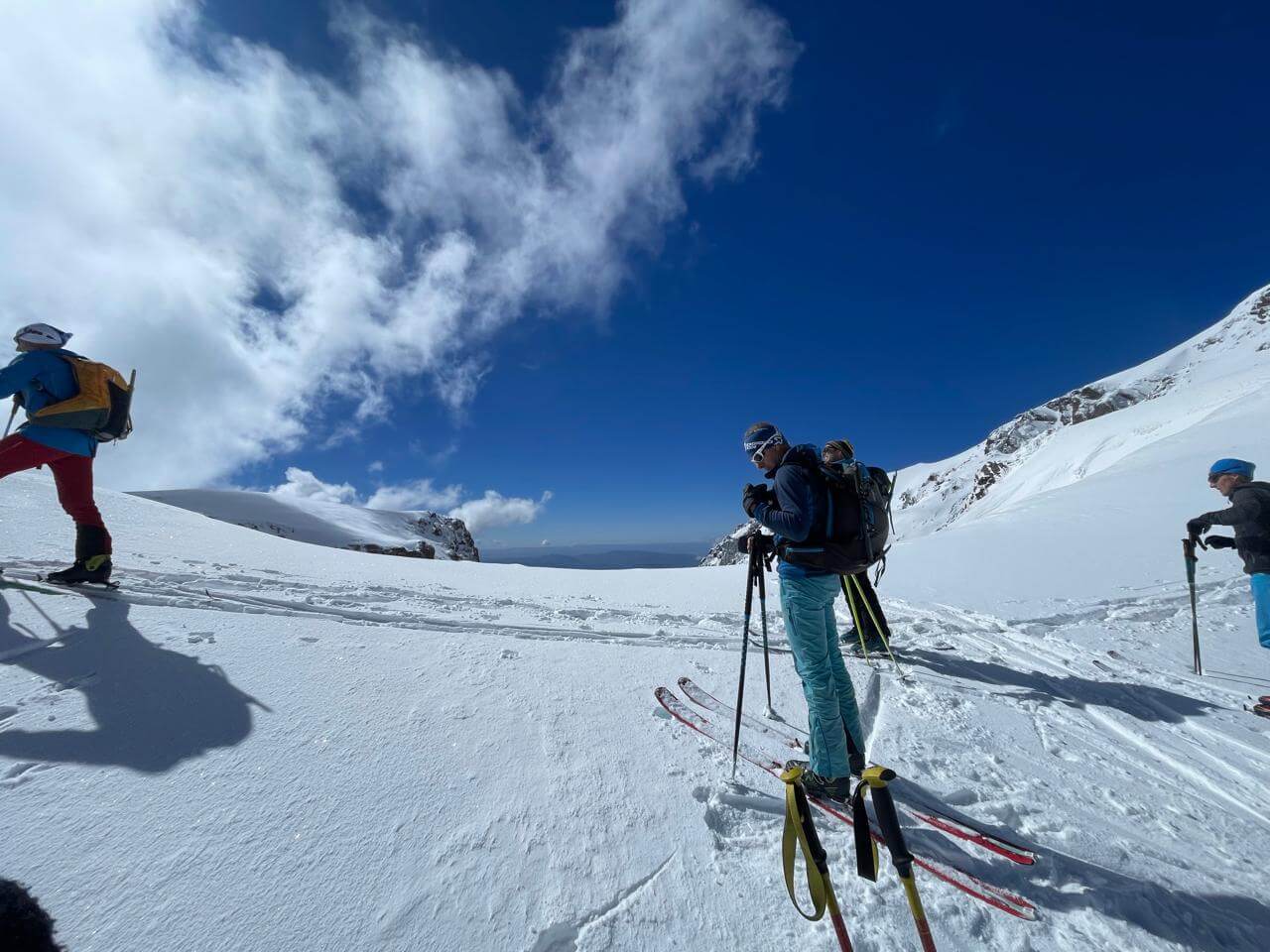 High-mountain terrain in the Toubkal Massif