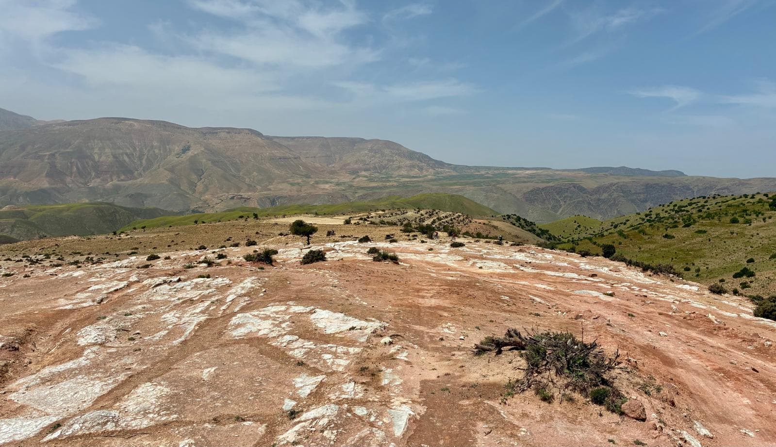 Landscape above the Taskourt Dam