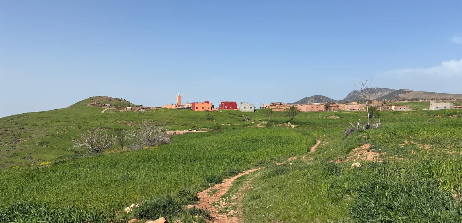 A traditional village in the Atlas Mountains