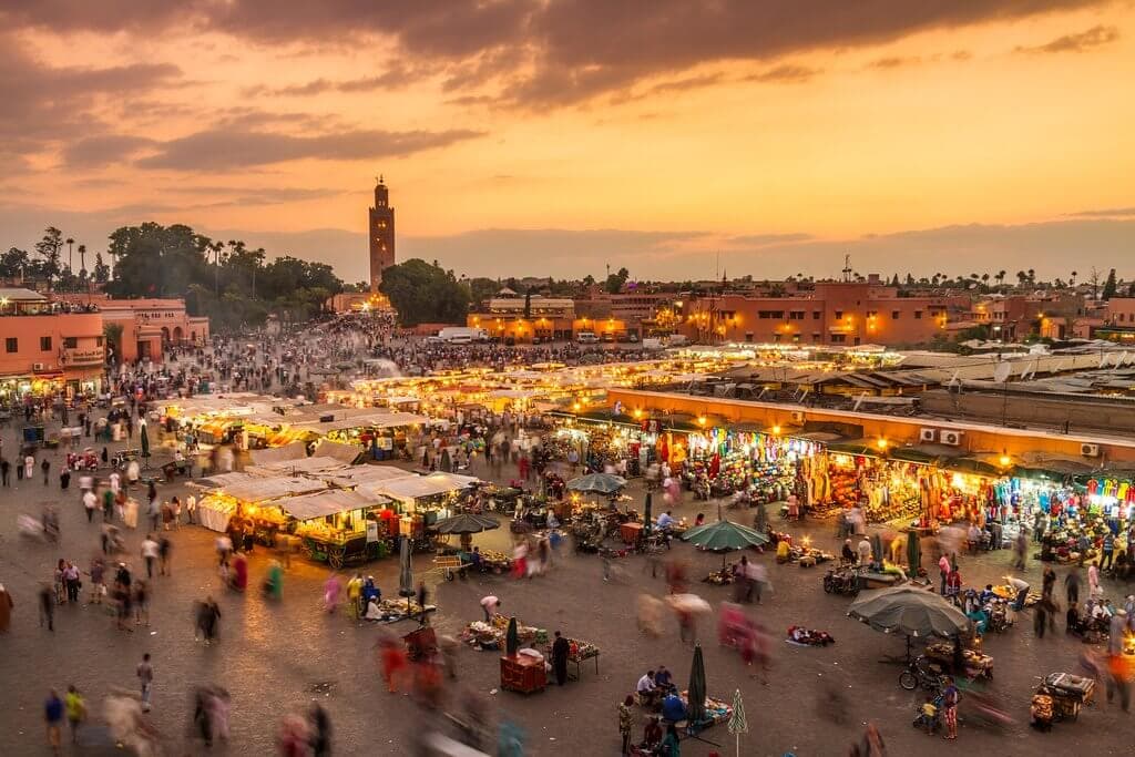 Marrakech Medina in Morocco
